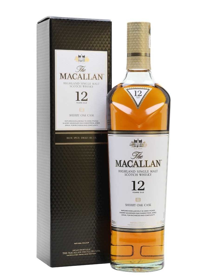 Macallan 12y Sherry Oak  70cl